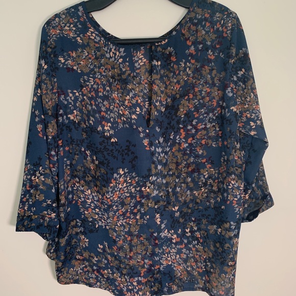 PLENTY blue floral blouse - Picture 2 of 2